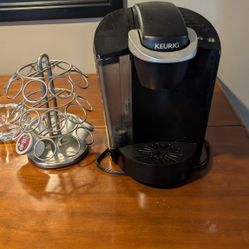 Keurig with K Cup stand