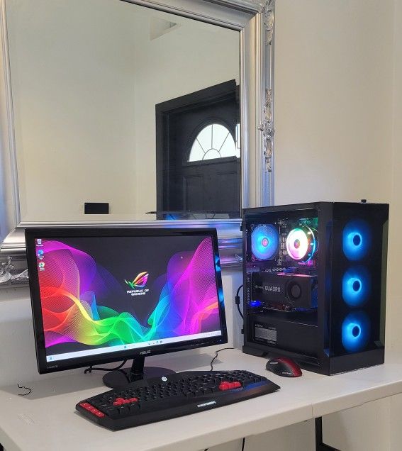 Computer Desktop Asus ,  INTEL QUADCORE i5 7th Gen,16GB DDR4, 256GB  NVME M.2, 1TB HDD.W11Pro