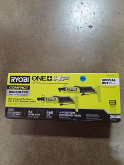 Ryobi Compact Brushless 1/4" & 3/8" Ratchet Combo