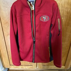 Men's 49ers Full-Zip Hoodie Jacket. Christmas Edition. M And L Size