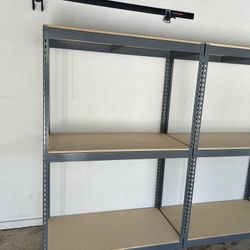 Shelving 48 in W x 24 in D New Industrial Boltless Warehouse And Garage Racks Stronger Than Homedepot Lowes Costco Delivery Available