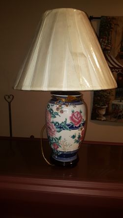 Floral Table Lamp