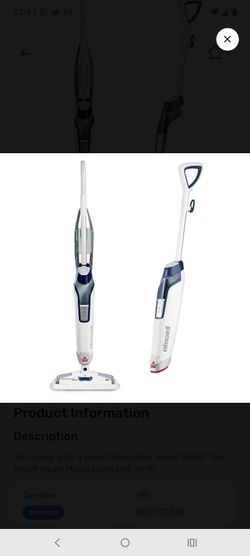 BISSELL PowerFresh Deluxe Corded Hard Floor Steam Mop with SpotBoost Brush, Natural Sanitization, Floor Steamer, Tile Cleaner, and Hard Wood Floor Cle
