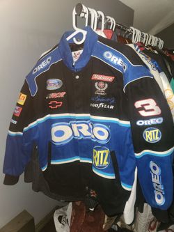 Oreo NASCAR Racing Jacket – Blue & Black Vintage Motorsport Bomber