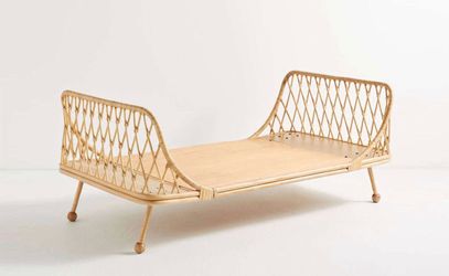 Anthropologie Rattan Pari Twin Daybed-Like New