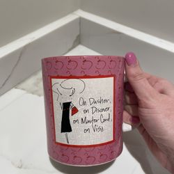 Pink Christmas Mug