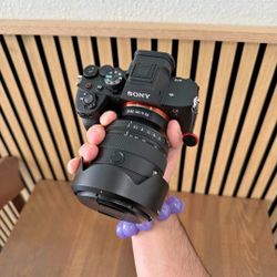 Sony A7iv Camera with the 20-70mm lens