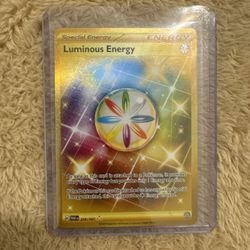 Pokémon Luminous Energy Gold Secret Rare 226/167