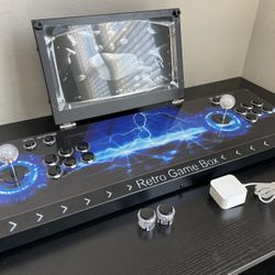 35000 in 1 Portable Arcade Game Console 17.5-inch HD Screen Dual Players Pandoras Box 80S,Retro Video Game Machine Search/Hide/Save/Load/Pause Games (