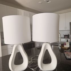 modern white table lamps