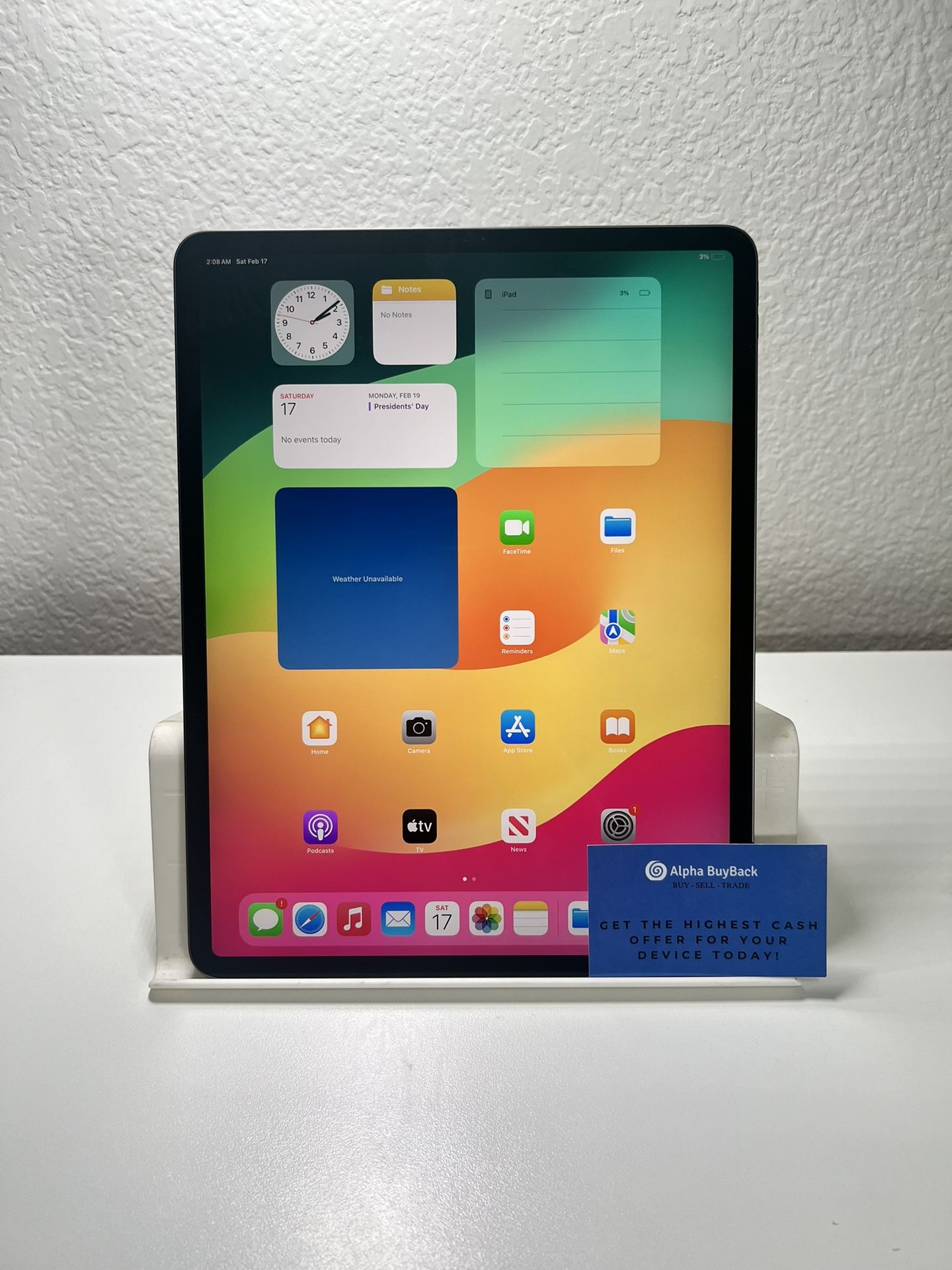 iPad Pro 12.9” 4th Gen 1TB