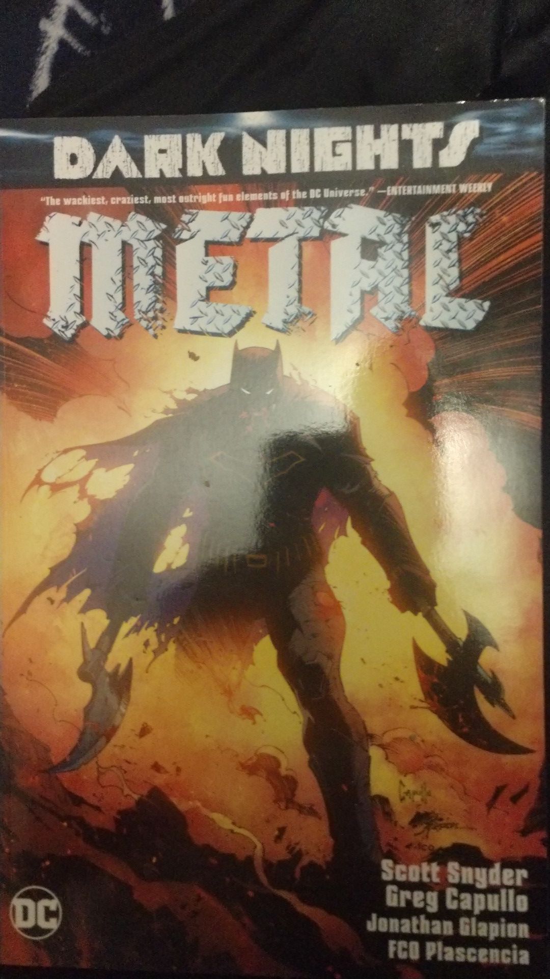 Dark knights metal comic books
