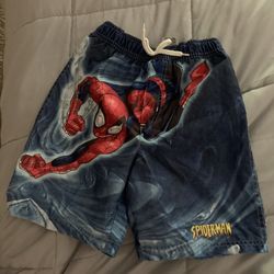 Spider-man Swim Trunks Boys Size 7
