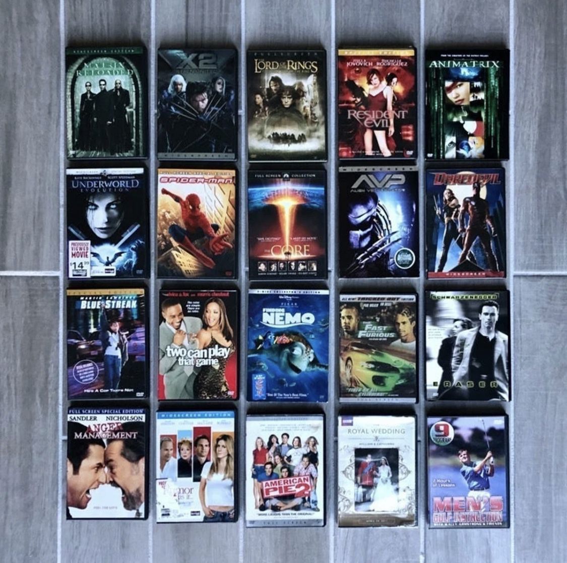 20 Various DVDs/ Movies