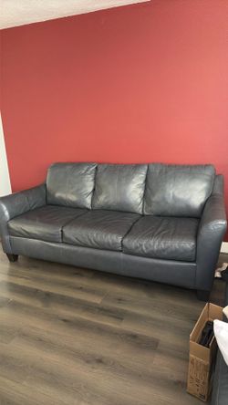 Leather couches