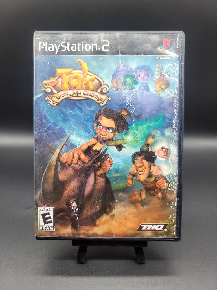 Playstation 2 Tak The Great Juju Challenge ( Wear On Cover Art, Manual, Disk, Tested & Working )