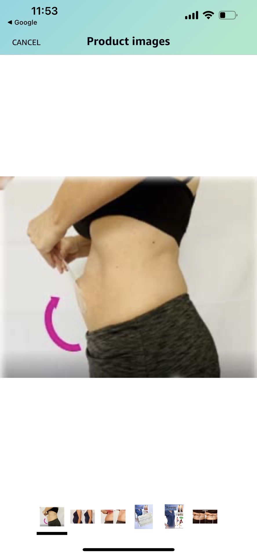 Instant Lifts Skinnies 7 Pair Tummy Lifts - TRIM & TUCK TUMMY 3-4 Inches Instantly Clear Adhesive Strips Much More Comfortable