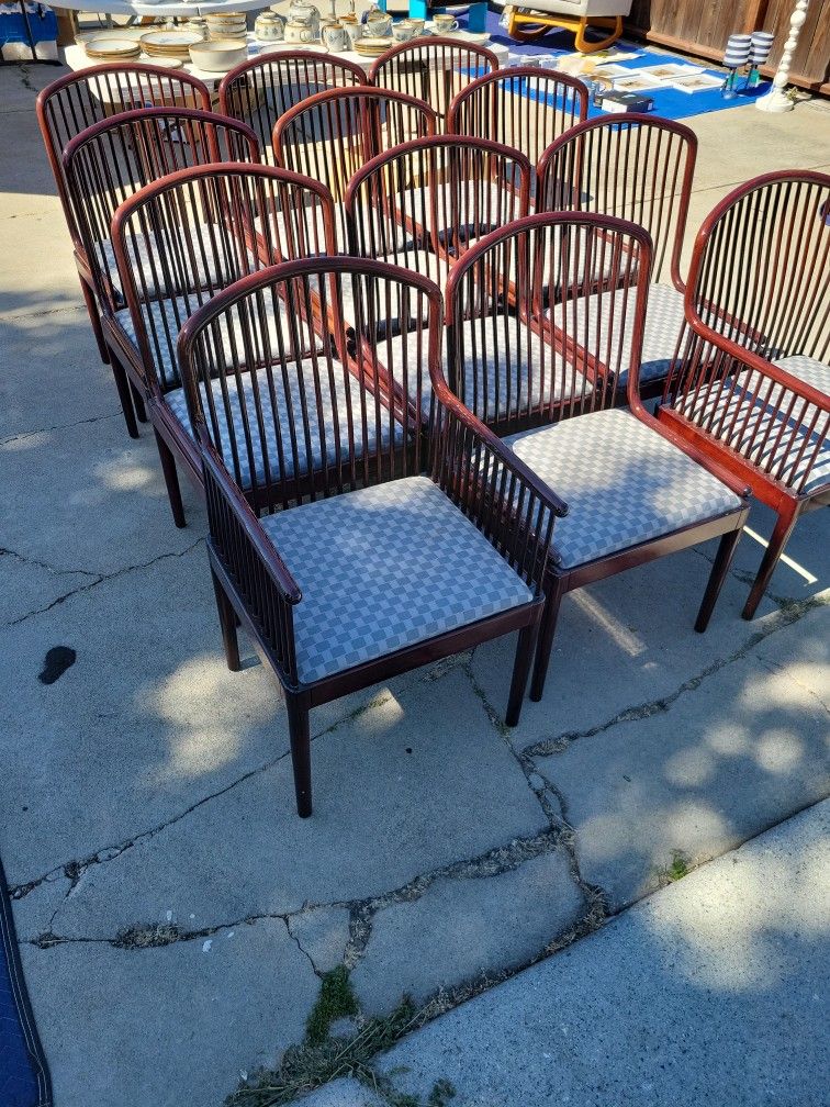 Andover Arm And Side Chairs in Rosewood by Davis Allen for Stendig