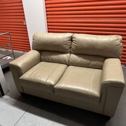 New Leather Couch Set