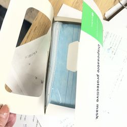 Full case of brand new disposable masks