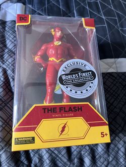 Dc Comics The Flash Vinyl Figurine( Worlds Finest Collection Exclusive ) 