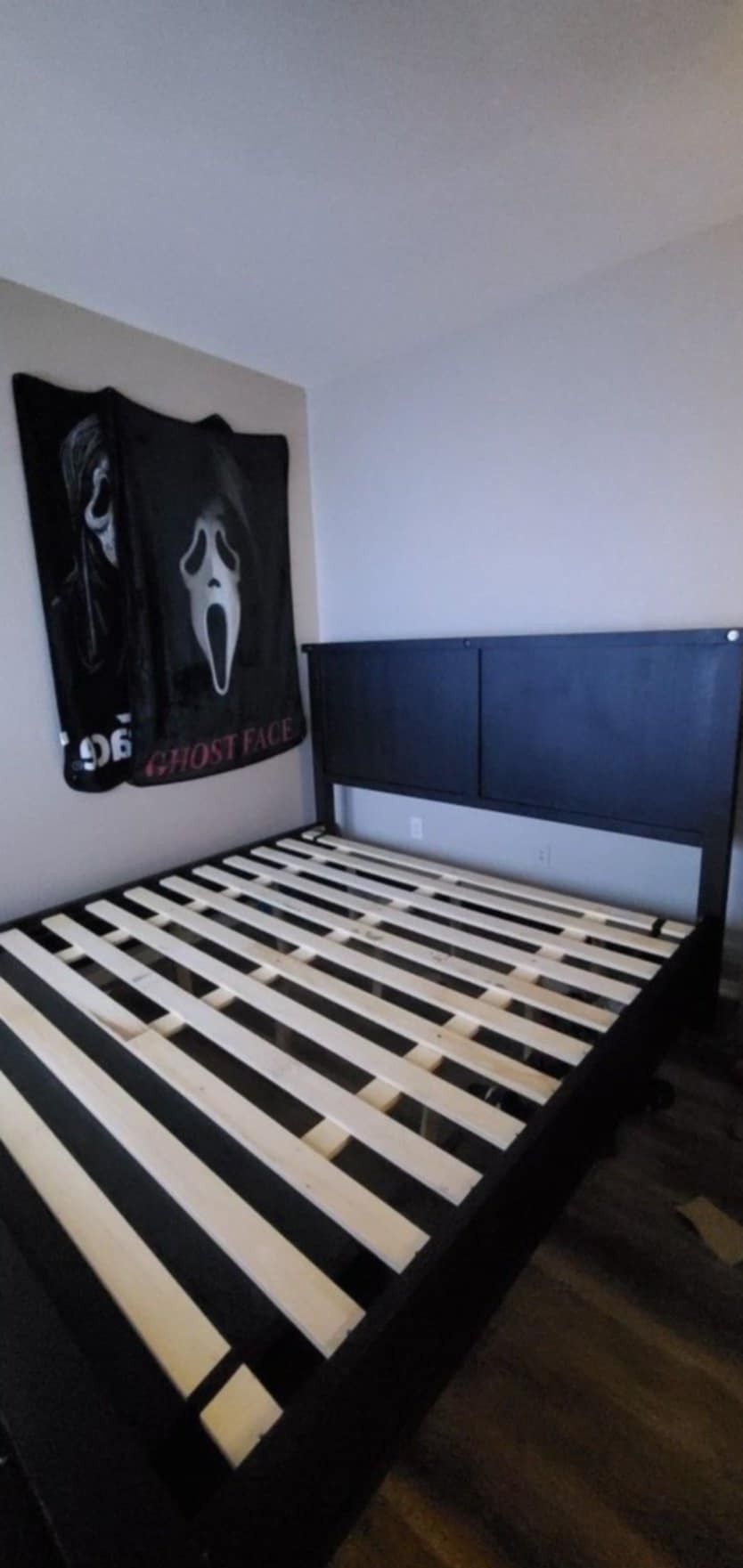 Black King Size Bedrame With Drawers