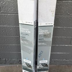 Vinyl Blinds 27”x64” (4PACK)