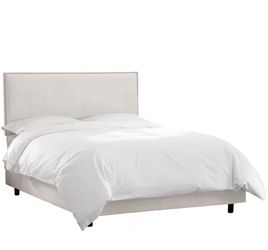 $450 King Bed - Great Condition - Doleman Upholstered Standard Bed by Willa Arlo™ Interiors