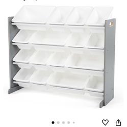 Humble Crew Supersized Toy Storage Organizer with 16 Removable Bins