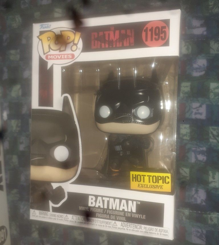 Funko Pop The Batman 2022 Hot Topic Exclusive Vinyl Figure Toy In Hand Mint New