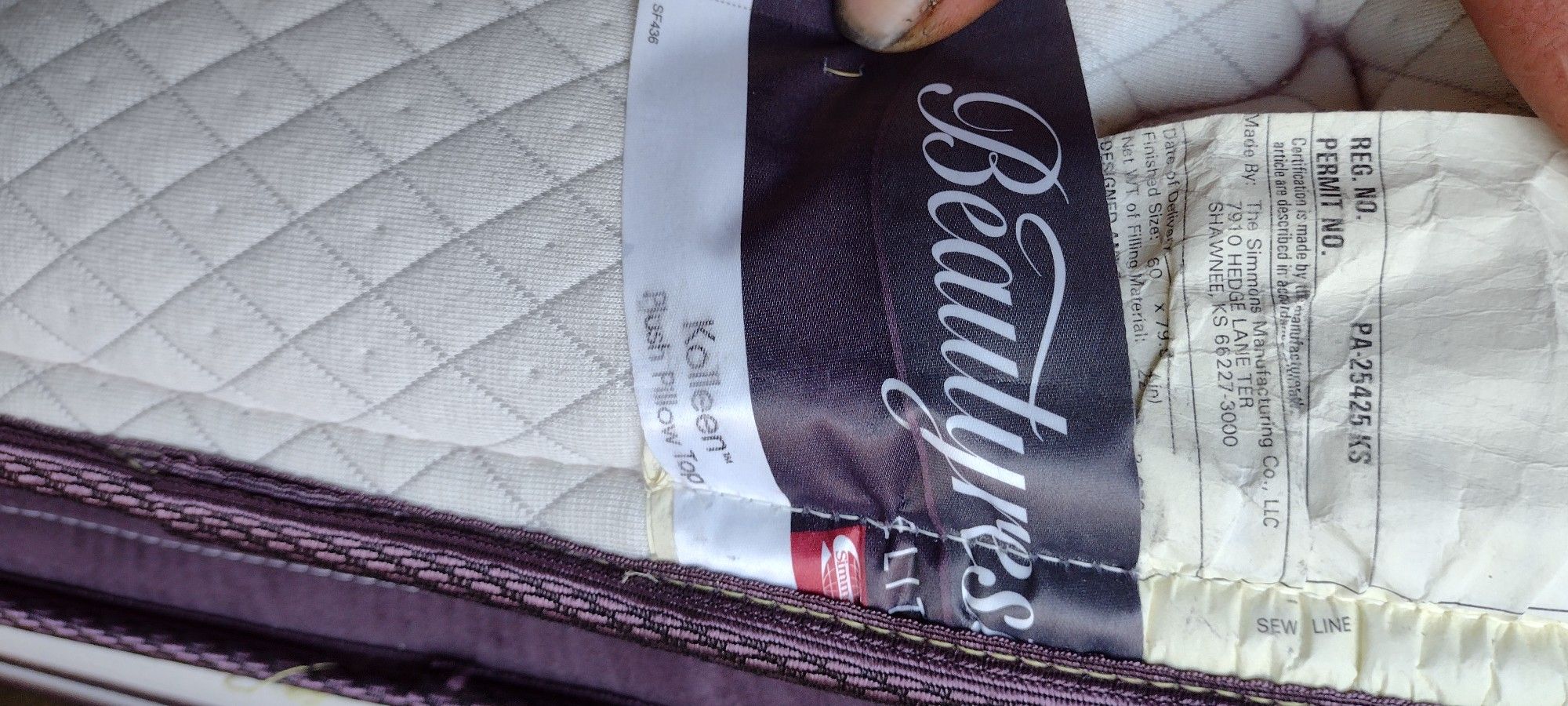 Floor Model From Denver Mattress Queen Size Beautyrest Pillow Top