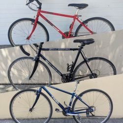 Three Bikes - Trek, KHS, Rocky Mountain - Road/Gravel/Hybrid/Mountain Bikes - Carbon Fiber - Tuned And Ready!