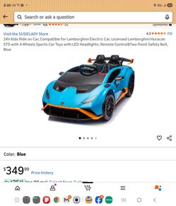 24 V Lamborghini ride on car for kids