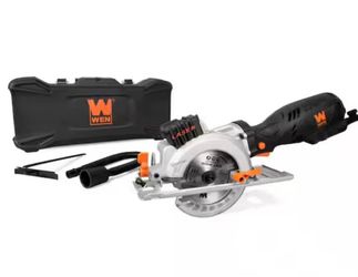 5 Amp 4-1/2 in. Beveling Compact Circular Saw with Laser and Carrying Case / Sierra circular