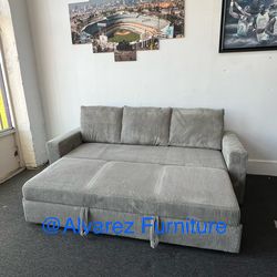 Corduroy sofa bed