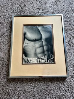 Original Surreal Colored Pencil Painting in Black Frame, Signed Artwork