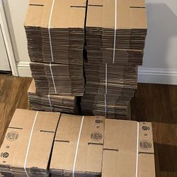 225 Small Corrugated Shipping Boxes