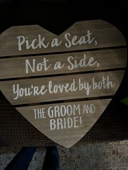 Seating Sign