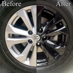 CALIPER PAINTING & RIM BLACK OUT
