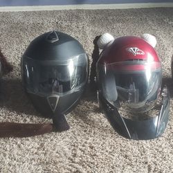 Motorcycle Helmet Sets His & Hers