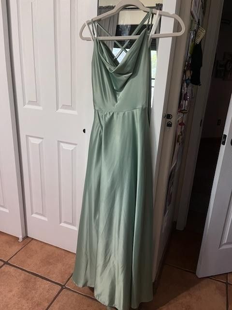 Green Prom Or Evening Dress Size Medium 