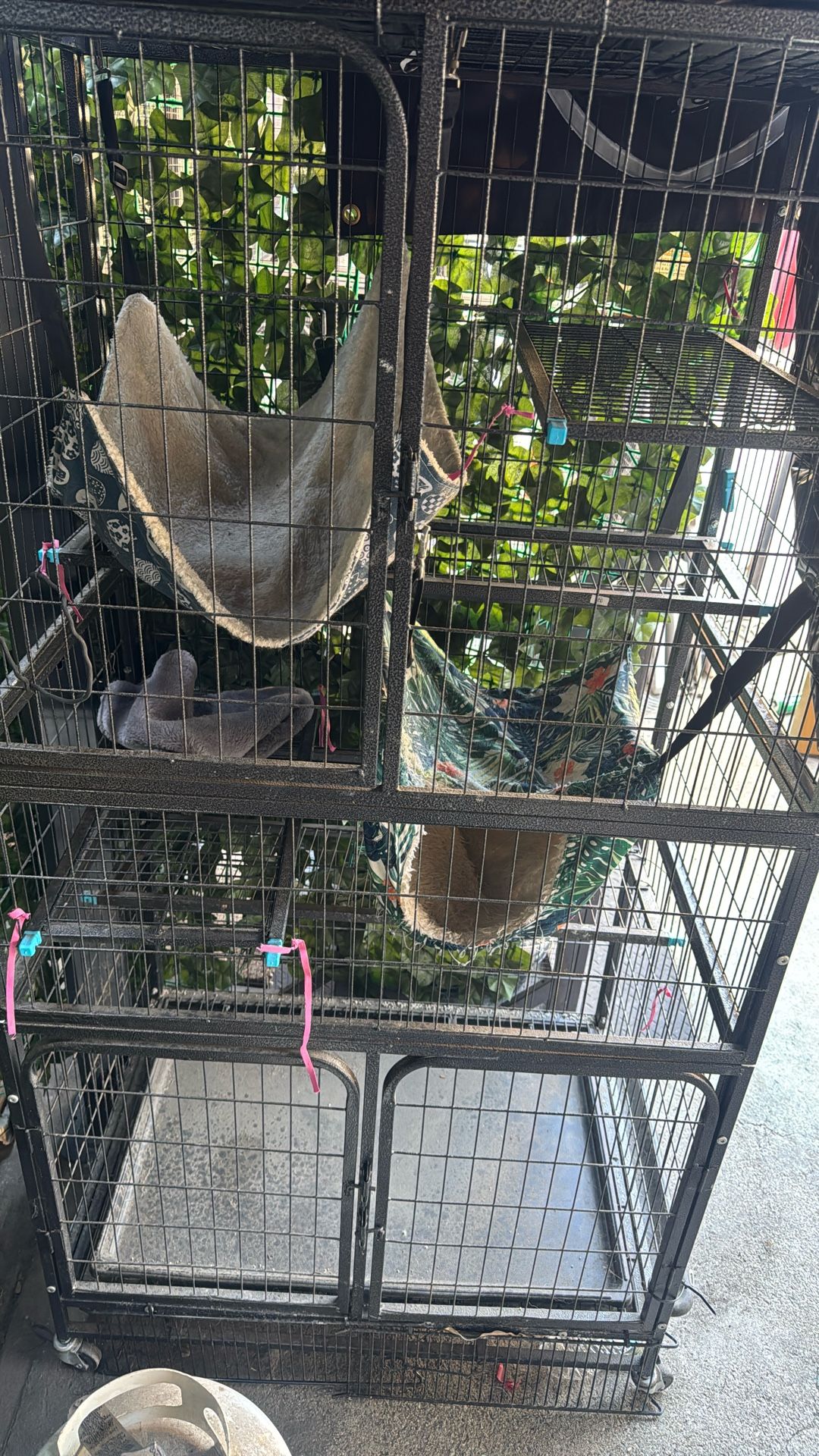 3 Tier Cat Cage With Locking Doors