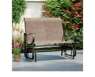 2 person glider bench