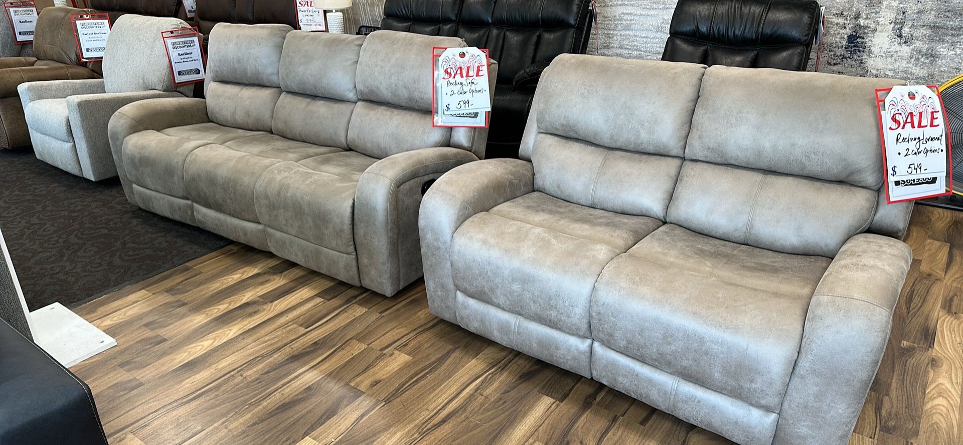 2pc Reclining Set