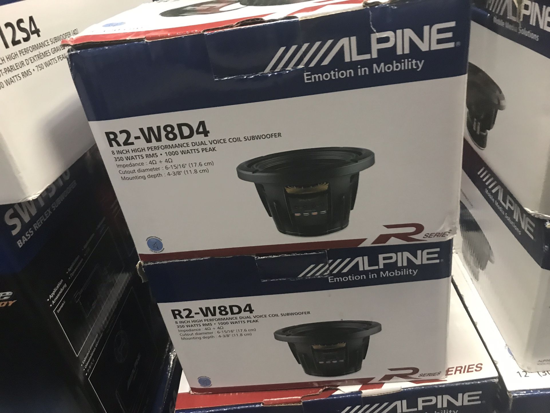 Alpine Type R 8 Inch subwoofer On Sale For 169.99
