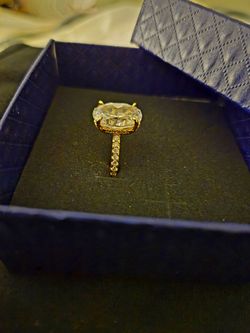 3ct Brilliant Cut Oval Simulated Diamond Ring