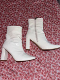 White Ankle Boots