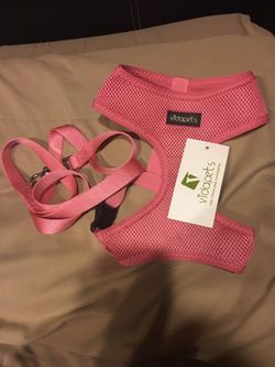 New dog vest harness and leash