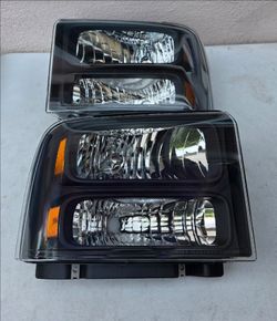05-07 Ford F250 F350 F450 F550 Super Duty Headlights Luces Micas Calaveras Faros Faroles Focos Headlamps