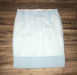 Light blue skirt